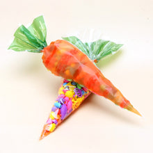 Load image into Gallery viewer, 20 / Batch Cute Rabbit Carrot Ear Biscuit Bag Candy Biscuit Gift Bag Snack Baking Packaging Supplies Easter Decoration

