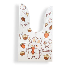 Load image into Gallery viewer, 20 / Batch Cute Rabbit Carrot Ear Biscuit Bag Candy Biscuit Gift Bag Snack Baking Packaging Supplies Easter Decoration
