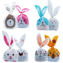 Load image into Gallery viewer, 20 / Batch Cute Rabbit Carrot Ear Biscuit Bag Candy Biscuit Gift Bag Snack Baking Packaging Supplies Easter Decoration
