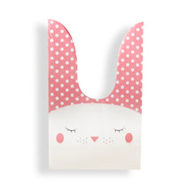 Load image into Gallery viewer, 20 / Batch Cute Rabbit Carrot Ear Biscuit Bag Candy Biscuit Gift Bag Snack Baking Packaging Supplies Easter Decoration
