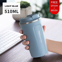 Load image into Gallery viewer, 304 Stainless Steel Thermo Cup Travel Coffee Mug with Lid Car Water Bottle Vacuum Flasks Thermocup for Gift
