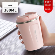 Load image into Gallery viewer, 304 Stainless Steel Thermo Cup Travel Coffee Mug with Lid Car Water Bottle Vacuum Flasks Thermocup for Gift
