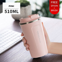Load image into Gallery viewer, 304 Stainless Steel Thermo Cup Travel Coffee Mug with Lid Car Water Bottle Vacuum Flasks Thermocup for Gift
