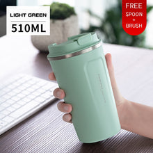Load image into Gallery viewer, 304 Stainless Steel Thermo Cup Travel Coffee Mug with Lid Car Water Bottle Vacuum Flasks Thermocup for Gift
