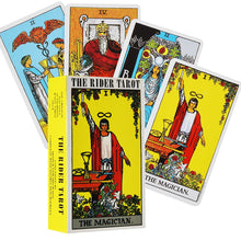 Load image into Gallery viewer, Hot Sell Rider Tarot Cards for Divination Personal Use Tarot Deck Full English Version Oracles Deck for Women Girls Board Game
