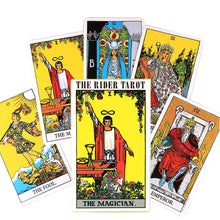 Load image into Gallery viewer, Hot Sell Rider Tarot Cards for Divination Personal Use Tarot Deck Full English Version Oracles Deck for Women Girls Board Game
