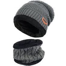 Load image into Gallery viewer, Hot Selling Winter Warm Beanie Hat Scarf Gloves Set Unisex Winter Warm Knitted Beanie Hat Neck Glove for Men Women -B5
