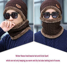 Load image into Gallery viewer, Hot Selling Winter Warm Beanie Hat Scarf Gloves Set Unisex Winter Warm Knitted Beanie Hat Neck Glove for Men Women -B5
