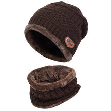 Load image into Gallery viewer, Hot Selling Winter Warm Beanie Hat Scarf Gloves Set Unisex Winter Warm Knitted Beanie Hat Neck Glove for Men Women -B5

