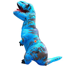 Load image into Gallery viewer, Hot T-Rex Dinosaur Inflatable Costume Purim Halloween Party Cosplay Fancy Suits Mascot Cartoon Anime Dress for Adult Kids

