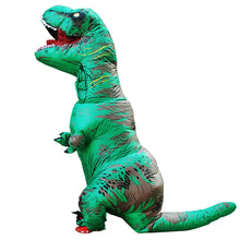 Load image into Gallery viewer, Hot T-Rex Dinosaur Inflatable Costume Purim Halloween Party Cosplay Fancy Suits Mascot Cartoon Anime Dress for Adult Kids
