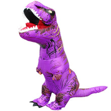 Load image into Gallery viewer, Hot T-Rex Dinosaur Inflatable Costume Purim Halloween Party Cosplay Fancy Suits Mascot Cartoon Anime Dress for Adult Kids
