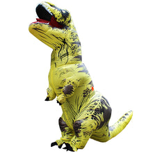 Load image into Gallery viewer, Hot T-Rex Dinosaur Inflatable Costume Purim Halloween Party Cosplay Fancy Suits Mascot Cartoon Anime Dress for Adult Kids
