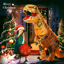 Load image into Gallery viewer, Hot T-Rex Dinosaur Inflatable Costume Purim Halloween Party Cosplay Fancy Suits Mascot Cartoon Anime Dress for Adult Kids
