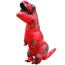Load image into Gallery viewer, Hot T-Rex Dinosaur Inflatable Costume Purim Halloween Party Cosplay Fancy Suits Mascot Cartoon Anime Dress for Adult Kids
