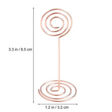 Load image into Gallery viewer, 10/12pcs Photo Holder Stands Table Number Card Holders Place Card Paper Menu Clips Seat Note Stand Ornament For Wedding Banquet
