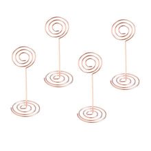 Load image into Gallery viewer, 10/12pcs Photo Holder Stands Table Number Card Holders Place Card Paper Menu Clips Seat Note Stand Ornament For Wedding Banquet
