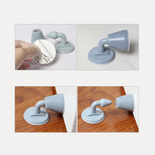 Load image into Gallery viewer, Household door suction behind the door crashproof pad plastic set blocking door bumper suction cup bump proof door crash pad
