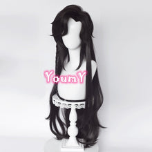 Load image into Gallery viewer, Hua Cheng San Lang Wig  Heaven Officials Blessing Cosplay Tian Guan Ci Fu Cosplay Black Wig Cosplay Heat Resistant Synthetic Wig
