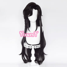Load image into Gallery viewer, Hua Cheng San Lang Wig  Heaven Officials Blessing Cosplay Tian Guan Ci Fu Cosplay Black Wig Cosplay Heat Resistant Synthetic Wig
