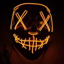 Load image into Gallery viewer, Huggyed Wuggyed Mask Cosplay Halloween Neon Mask Led Mask Masque Masquerade Party Masks Light Glow In The Dark Masks for Gifts
