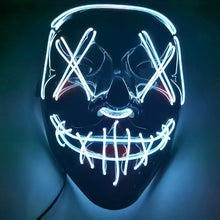 Load image into Gallery viewer, Huggyed Wuggyed Mask Cosplay Halloween Neon Mask Led Mask Masque Masquerade Party Masks Light Glow In The Dark Masks for Gifts

