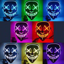 Load image into Gallery viewer, Huggyed Wuggyed Mask Cosplay Halloween Neon Mask Led Mask Masque Masquerade Party Masks Light Glow In The Dark Masks for Gifts
