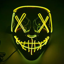 Load image into Gallery viewer, Huggyed Wuggyed Mask Cosplay Halloween Neon Mask Led Mask Masque Masquerade Party Masks Light Glow In The Dark Masks for Gifts

