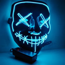 Load image into Gallery viewer, Huggyed Wuggyed Mask Cosplay Halloween Neon Mask Led Mask Masque Masquerade Party Masks Light Glow In The Dark Masks for Gifts
