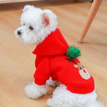 Load image into Gallery viewer, Pet Clothes Dog Coat Warm Christmas   Year Festive Christmas Elk Couple Dress Skirt Hoodie Dog Clothes Dog Hoodies Dress
