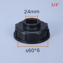 Load image into Gallery viewer, IBC tank adapter water cube valve fittings Garden irrigation connector Easy use Hose Switch Faucets High quality
