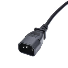 Load image into Gallery viewer, IEC Male C14 to IEC Female C13 Power Extension Adapter Cable 0.3M 1FT/0.5M 1.6FT/1M 3.3FT/2M 6.5FT/3M 9.8FT
