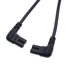 Load image into Gallery viewer, 320 C8 to 2X C7 Y Split AC Power Cord, IEC Figure 8 Male to 2 Female 1 in 2 Out AC Power Cable
