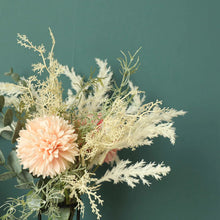 Load image into Gallery viewer, Artificial Flower Dandelion Eucalyptus Hybrid Bouquet Wedding Home Decoration Green Artificial Plant Fake Flower
