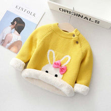 Load image into Gallery viewer, Kids Boys Girls Sweaters Clothes Baby Toddler Warm Sweater Coats Children Cartoon Thicken Tops Wool Pullovers Clothing
