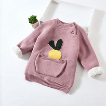 Load image into Gallery viewer, Kids Boys Girls Sweaters Clothes Baby Toddler Warm Sweater Coats Children Cartoon Thicken Tops Wool Pullovers Clothing
