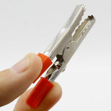 Load image into Gallery viewer, Imc Hot 10 Pieces 50Mm Plastic Handle Test Probe Metal Alligator Clips
