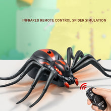 Load image into Gallery viewer, Infrared RC Toy Remote Control Realistic Mock Fake Spider Prank Tricky Jock Halloween Gift
