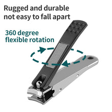 Load image into Gallery viewer, Innerhouse Stainless Steel Nail Cutters Anti-Splash Fingernail Trimmer Set Sharp &amp; Safe Pedicure Tool Manicure Clipper with File
