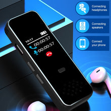 Load image into Gallery viewer, Intelligent HD Noise Reduction MP3 Audio Recorder With Bluetooth Mobile Phone Call Recording Voice Activation Recording Password
