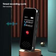 Load image into Gallery viewer, Intelligent HD Noise Reduction MP3 Audio Recorder With Bluetooth Mobile Phone Call Recording Voice Activation Recording Password
