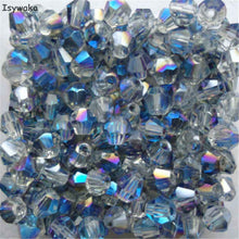 Load image into Gallery viewer, Red Copper Color 100pcs 4mm Bicone Austria Crystal Beads Charm Glass bead Loose Spacer Stone for DIY Jewelry Making
