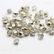Load image into Gallery viewer, Red Copper Color 100pcs 4mm Bicone Austria Crystal Beads Charm Glass bead Loose Spacer Stone for DIY Jewelry Making
