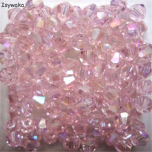 Load image into Gallery viewer, Red Copper Color 100pcs 4mm Bicone Austria Crystal Beads Charm Glass bead Loose Spacer Stone for DIY Jewelry Making
