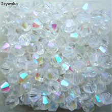Load image into Gallery viewer, Red Copper Color 100pcs 4mm Bicone Austria Crystal Beads Charm Glass bead Loose Spacer Stone for DIY Jewelry Making
