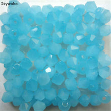 Load image into Gallery viewer, Red Copper Color 100pcs 4mm Bicone Austria Crystal Beads Charm Glass bead Loose Spacer Stone for DIY Jewelry Making
