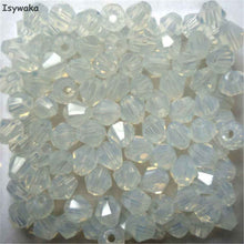 Load image into Gallery viewer, Red Copper Color 100pcs 4mm Bicone Austria Crystal Beads Charm Glass bead Loose Spacer Stone for DIY Jewelry Making
