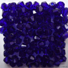 Load image into Gallery viewer, Red Copper Color 100pcs 4mm Bicone Austria Crystal Beads Charm Glass bead Loose Spacer Stone for DIY Jewelry Making
