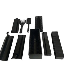 Load image into Gallery viewer, 11Pcs/Set Sushi Maker Equipment Kit,Japanese Rice Ball Cake Roll Mold Sushi Multifunctional Mould Making Sushi Tools
