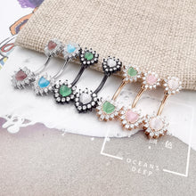 Load image into Gallery viewer, 14g Belly Button Rings 316L Stainless Steel Heart Shape Belly Piercing Sexy Navel Rings Nombril Body Jewelry
